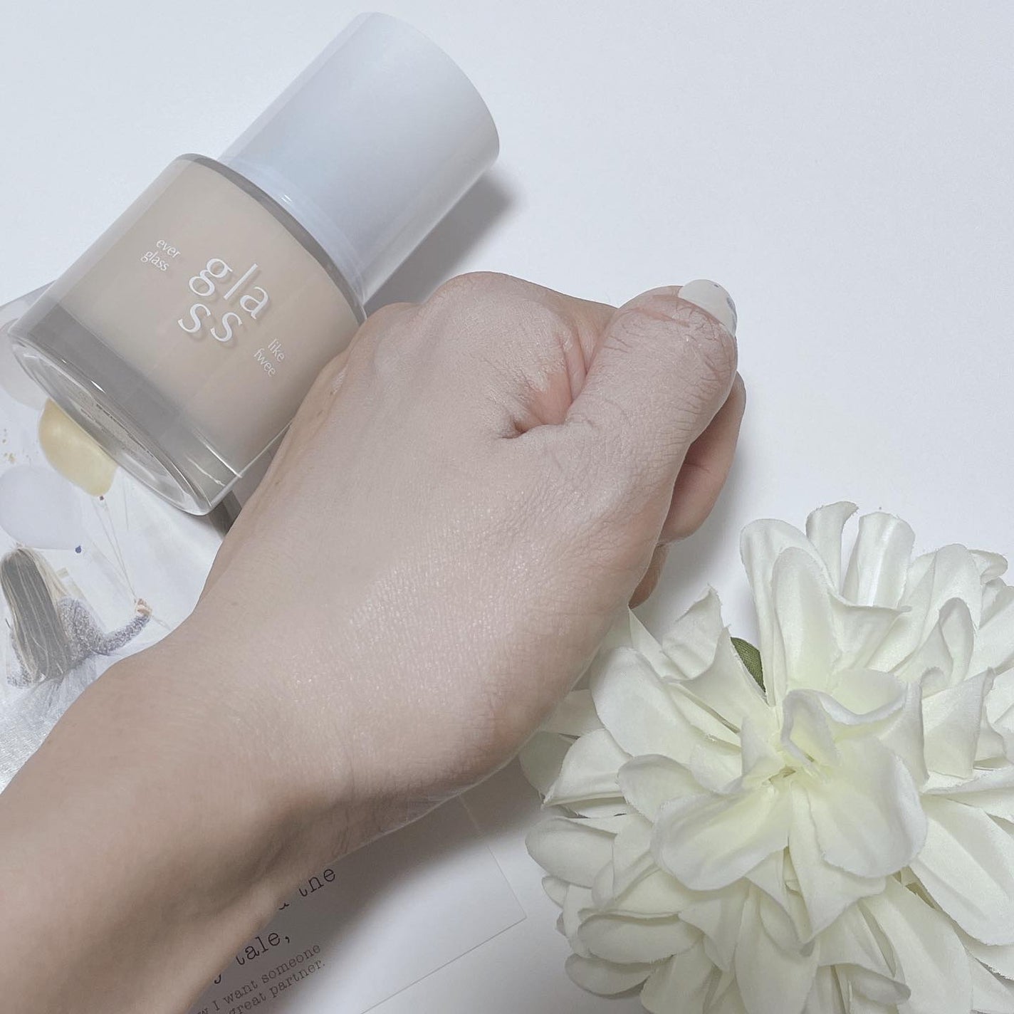 フィーファンデーションガラス/fwee/リキッドファンデーションを使ったクチコミ(6枚目)