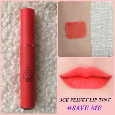 3CE VELVET LIP TINT/3CE/口紅を使ったクチコミ（2枚目）