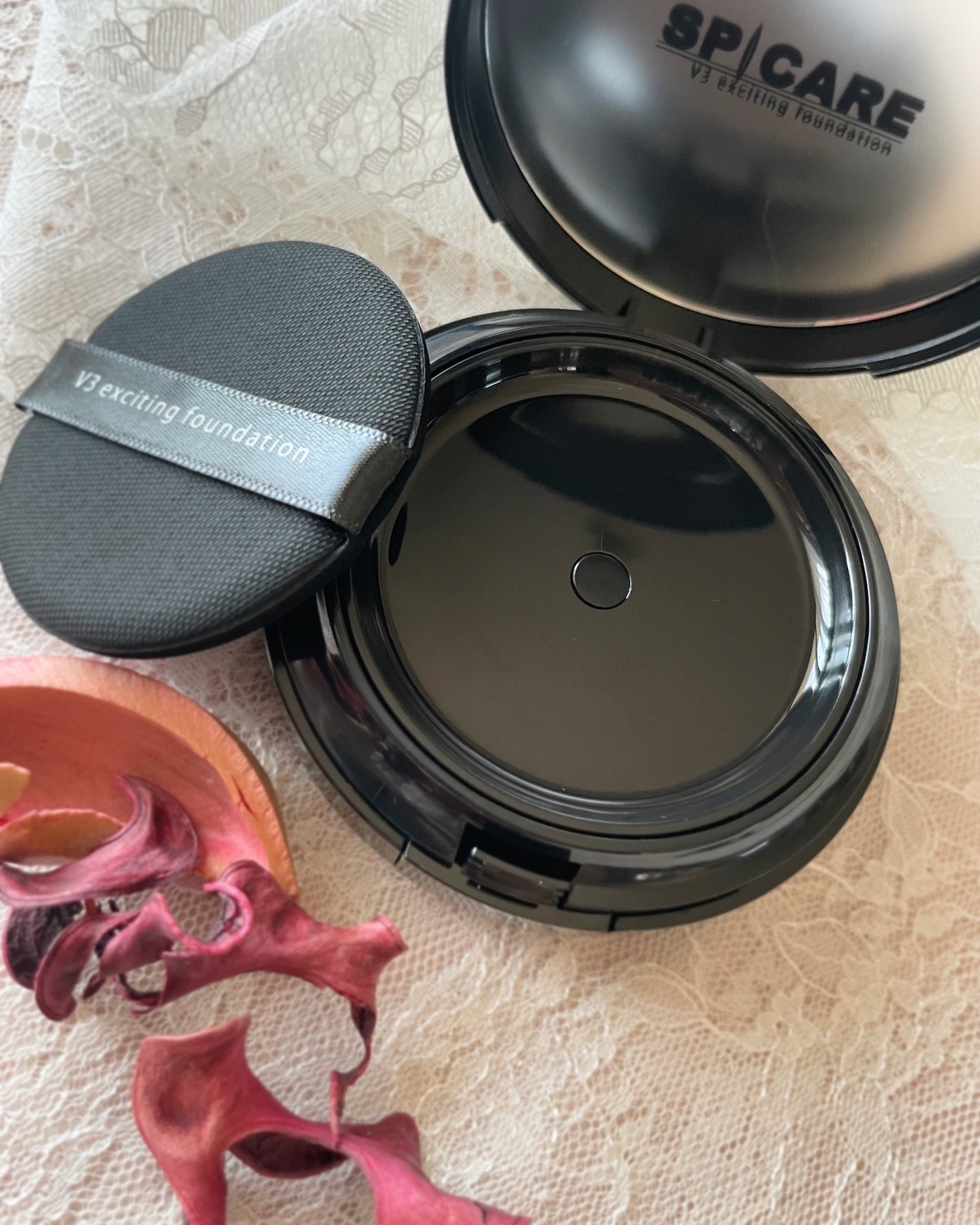 V3 エキサイティングファンデーション/SPICARE/クッションファンデーションを使ったクチコミ(2枚目)