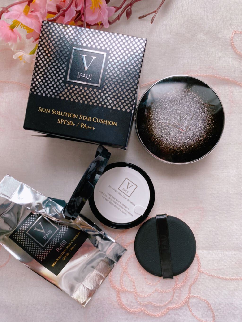 スキンソリューションスタークッション/FAU/クッションファンデーションを使ったクチコミ（2枚目）