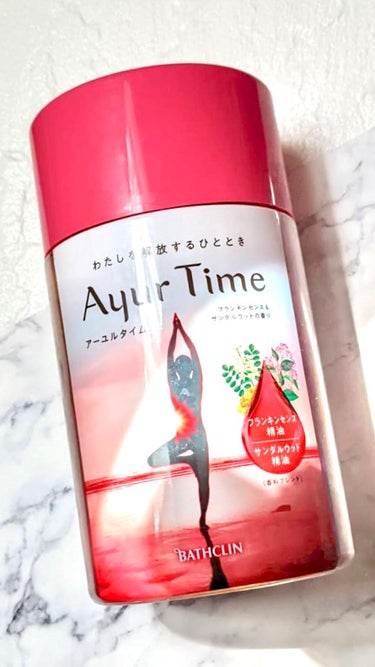 Ayur Time（アーユルタイム） フランキンセンス＆サンダルウッドの香り 720g/アーユルタイム/入浴剤を使ったクチコミ（2枚目）