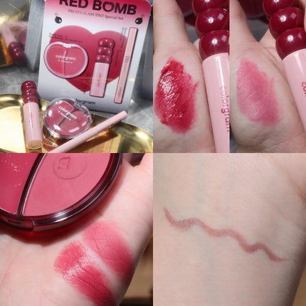 フルーティグラスティント/Colorgram/リップティントを使ったクチコミ(2枚目)