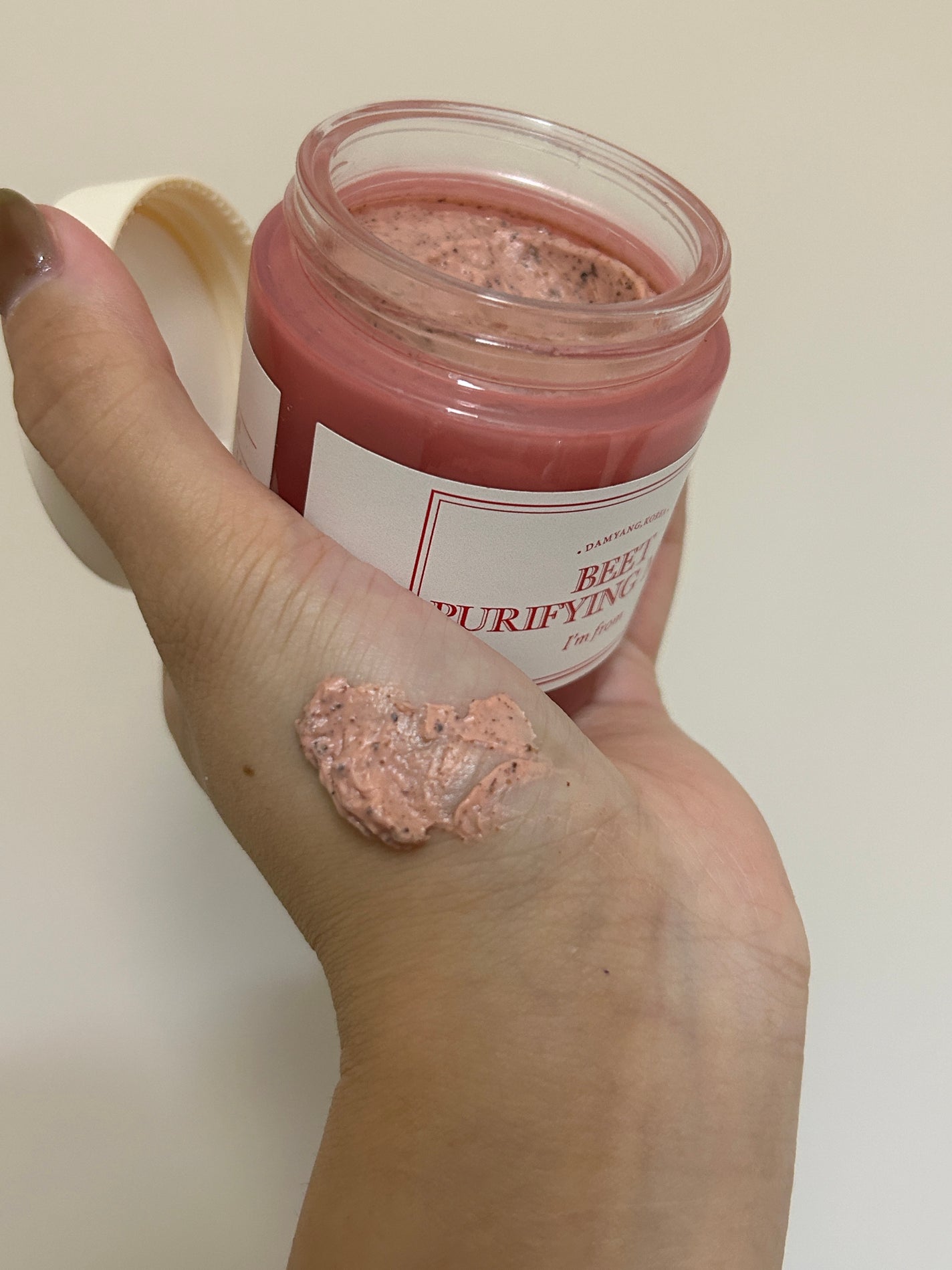ビーツピュリファイングフェイスマスク/I'm from/洗い流すパック・マスクを使ったクチコミ(3枚目)