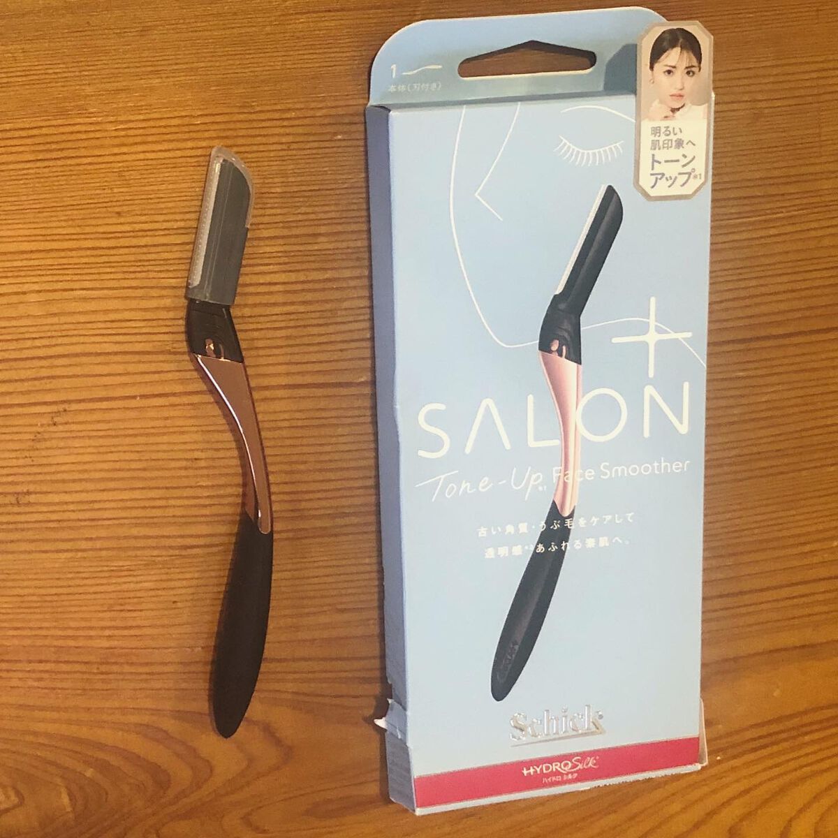 サロンプラス トーンアップ フェイススムーサー ホルダー（刃付き）/サロンプラス/シェーバーを使ったクチコミ（1枚目）