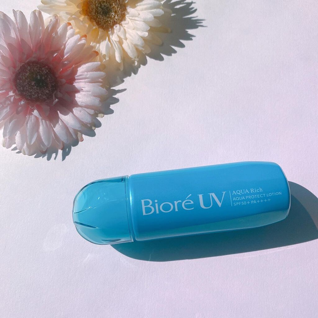 ビオレUV アクアリッチ アクアプロテクトローション(水層パック)/ビオレ/日焼け止めローションを使ったクチコミ（1枚目）