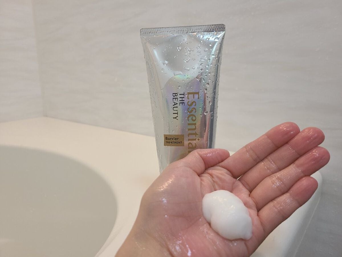 髪のキメ美容バリアトリートメント/エッセンシャル/洗い流すヘアトリートメントを使ったクチコミ(3枚目)