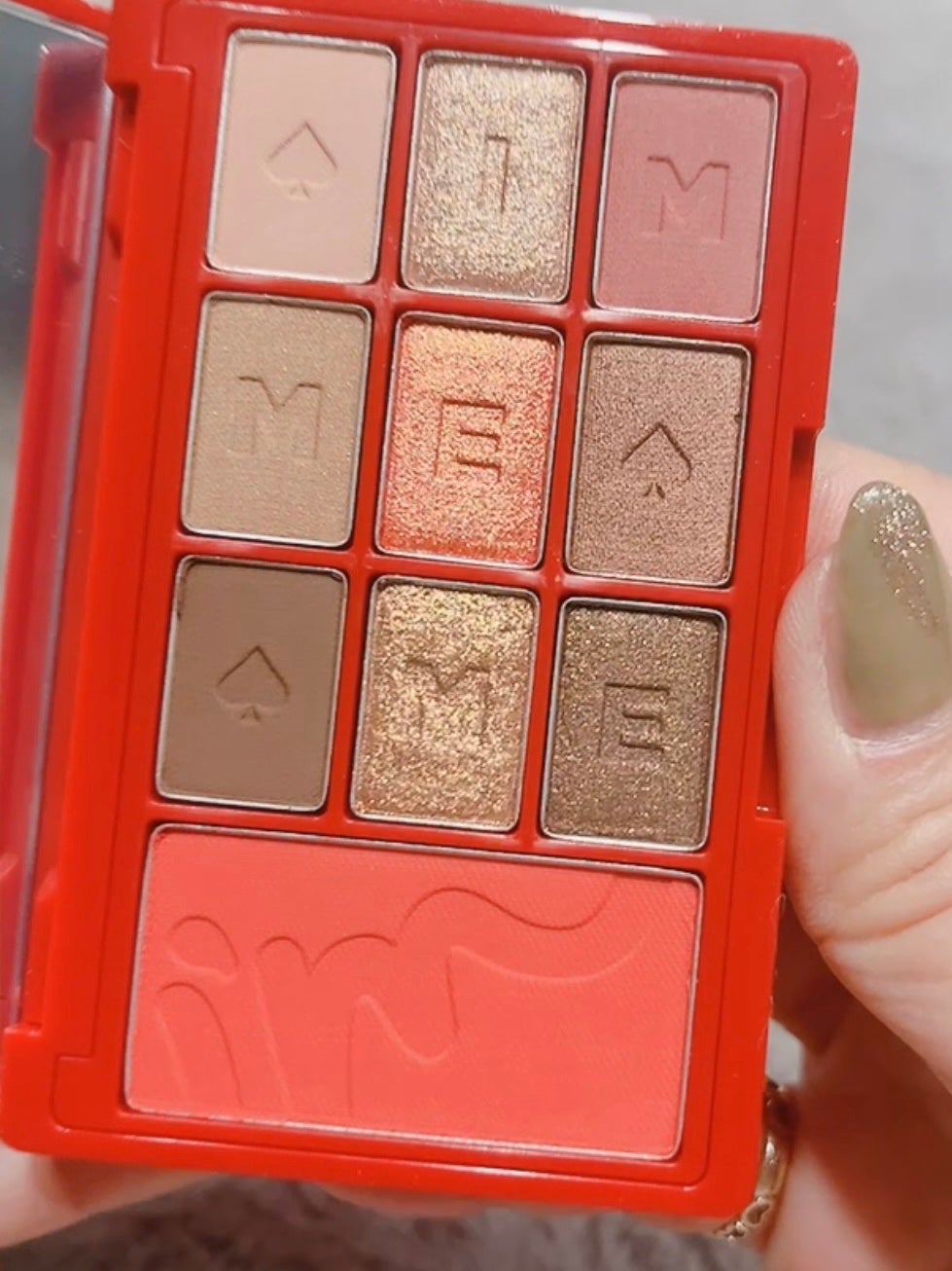 アイムヒドゥンカードパレット/i’m meme/アイシャドウパレットを使ったクチコミ(3枚目)