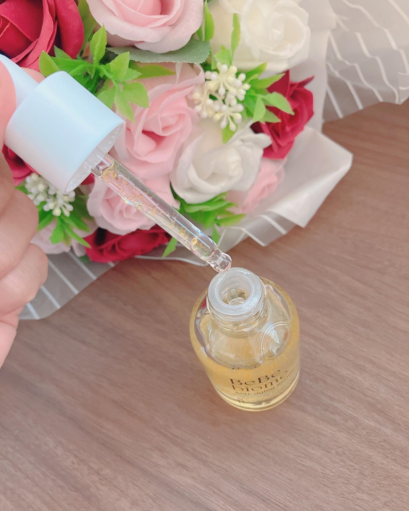 ベベバイオームアンチエイジングセラム/NATURAL DERMA PROJECT/美容液を使ったクチコミ(4枚目)