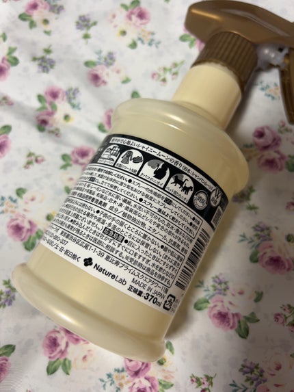 ラボン ファブリックミストのクチコミ「
🐈⬛ラボン ファブリックミスト(シャイニームーンの香り 370ml)🐾
ルームフレグ.....」(2枚目)