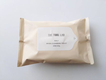 ブラシクレンジングシート ブラシクレンジングシート/THE TOOL LAB/その他化粧小物を使ったクチコミ(1枚目)
