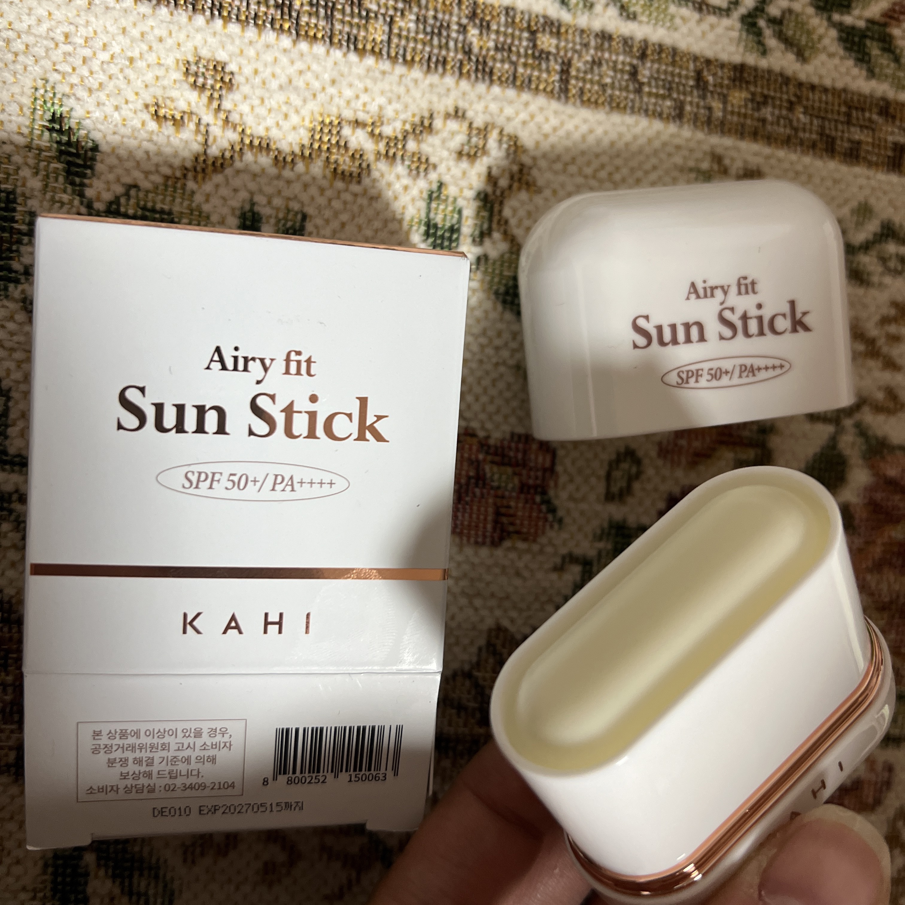 エアリーフィットサンスティック/KAHI/日焼け止めスティックを使ったクチコミ（3枚目）