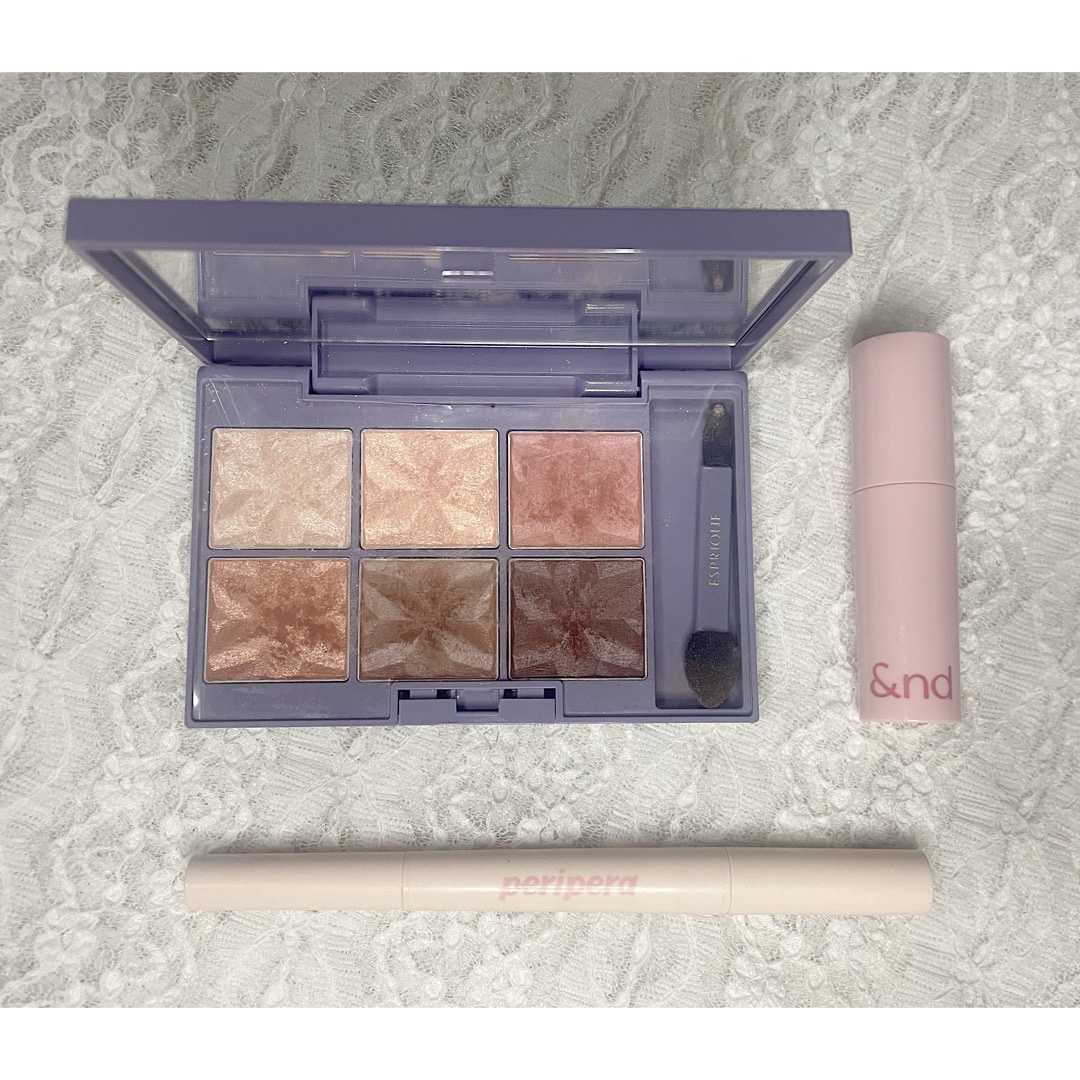 ディエム クルール カラーブレンドアイブローマルチパレットのクチコミ「#今日のコスメ #コスメ #メイク #ffff #おすすめ 

今日のメイクは目元はマットでリ.....」（2枚目）