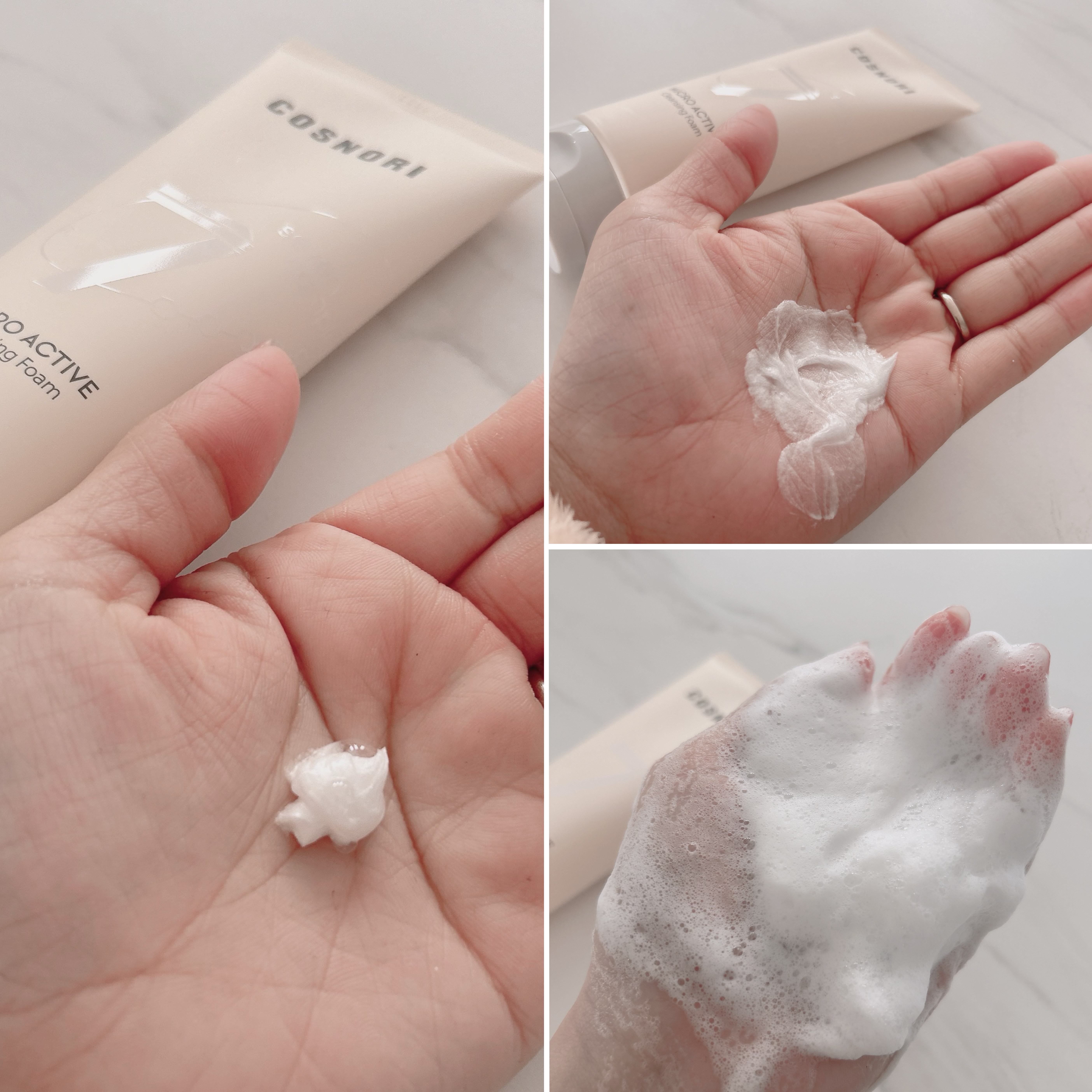 マイクロアクティブクレンジングフォーム/COSNORI/洗顔フォームを使ったクチコミ（2枚目）