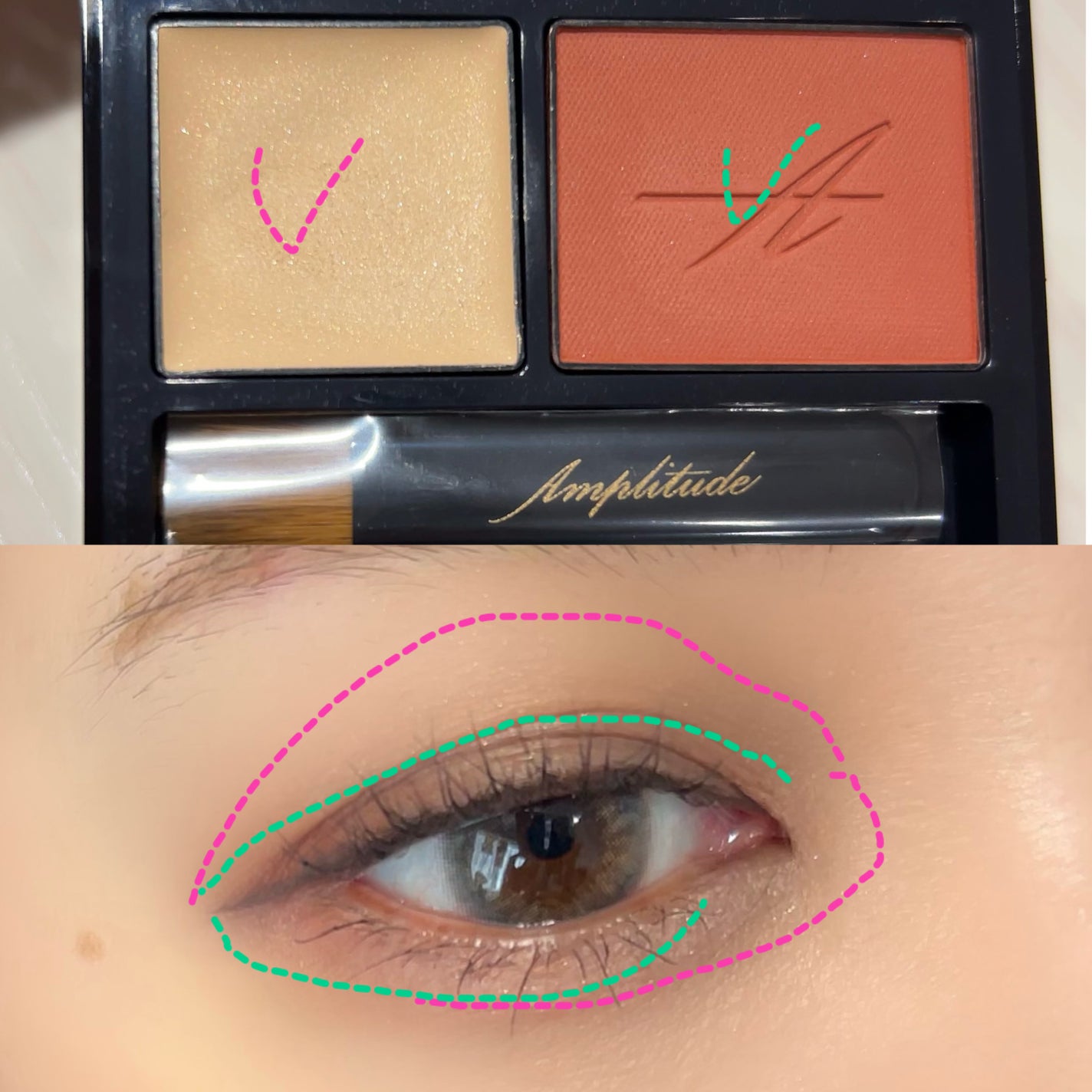 コンスピキュアス ダブルアイズ/Amplitude/アイシャドウパレットを使ったクチコミ(4枚目)