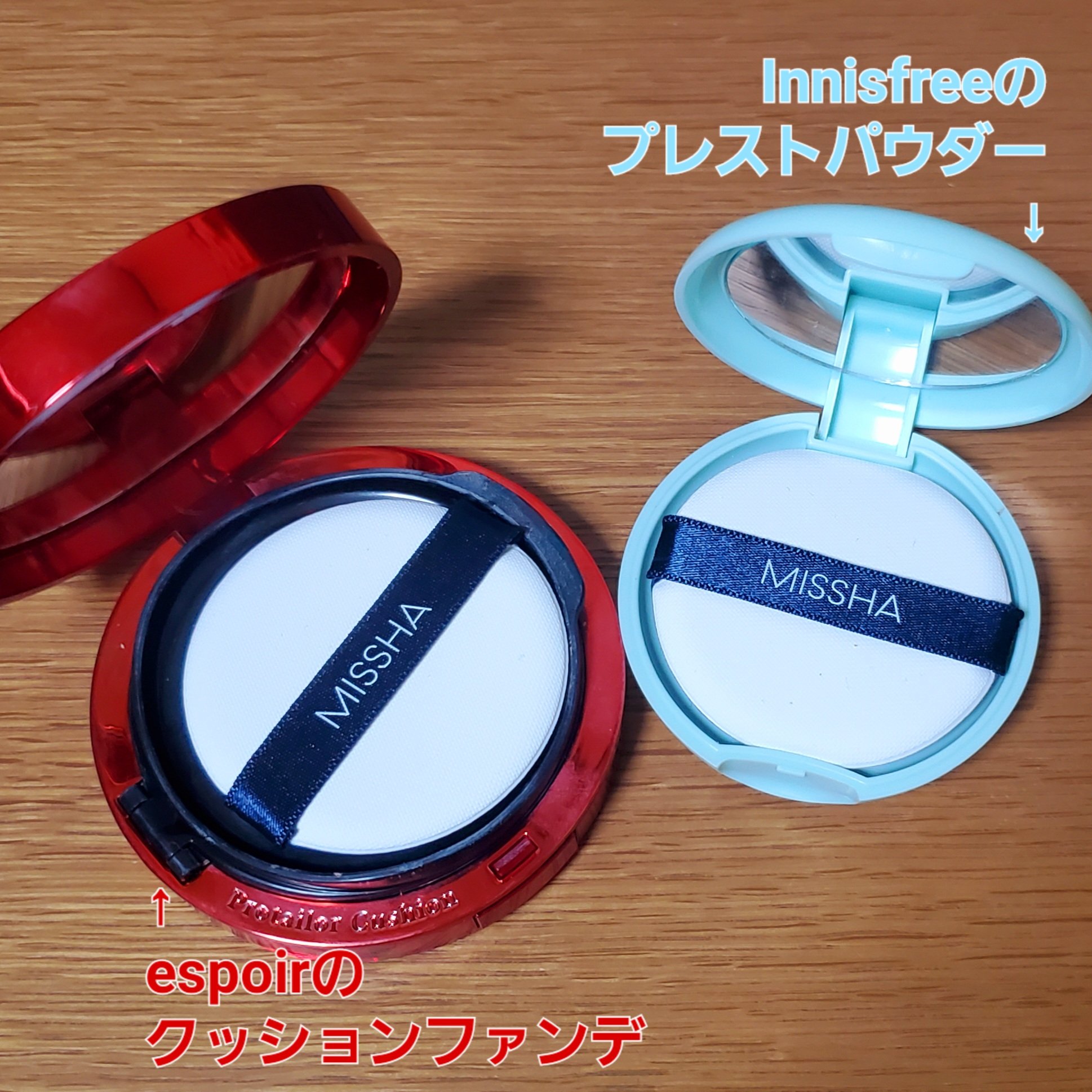 エアイン パフ 2個/MISSHA/パフ・スポンジを使ったクチコミ（2枚目）