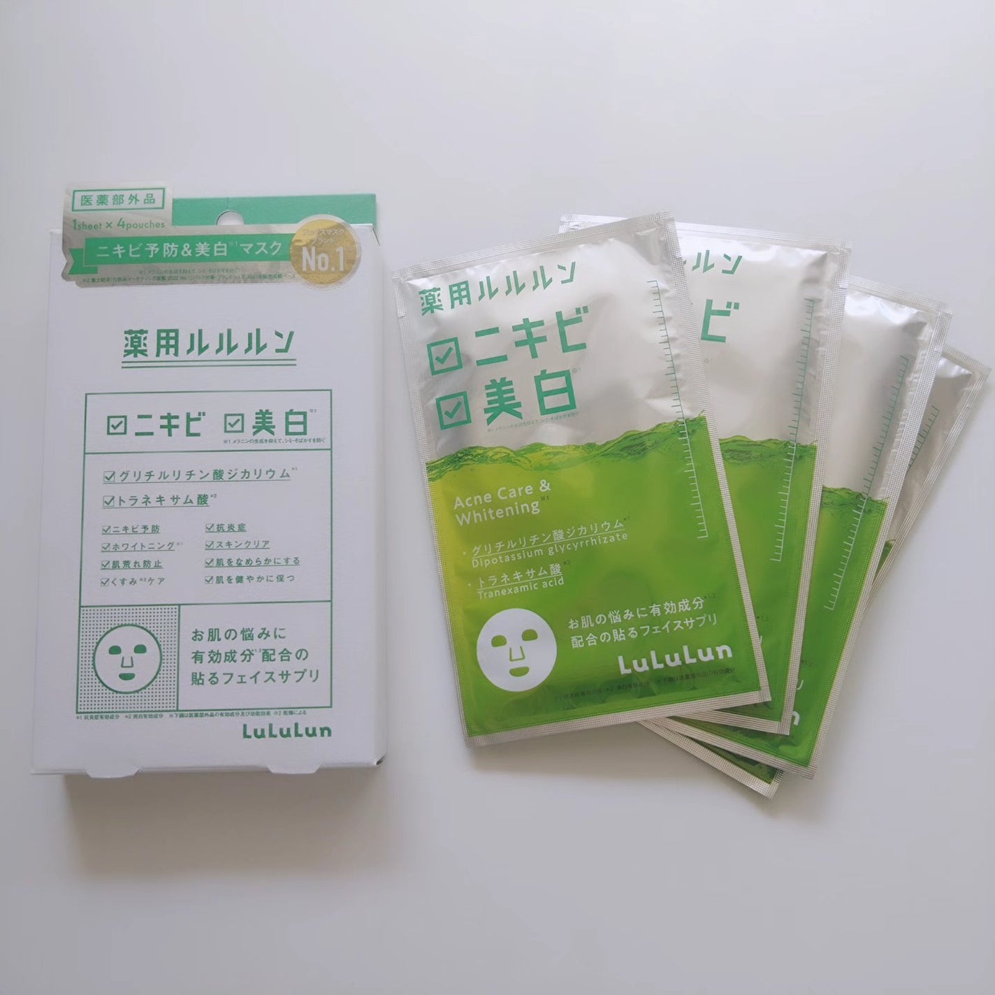 薬用ルルルン 美白アクネ/ルルルン/シートマスク・パックを使ったクチコミ(1枚目)