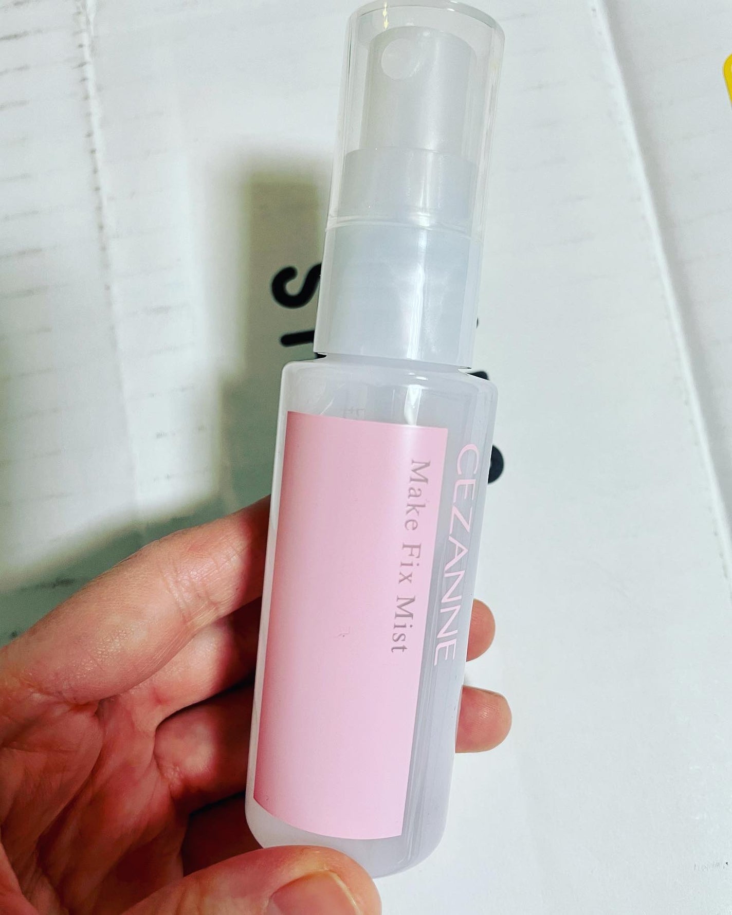 メイクフィックスミスト/CEZANNE/フィックスミストを使ったクチコミ(1枚目)