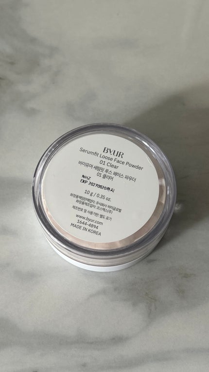 セラムフィット ルースフェイスパウダー/ByUR/ルースパウダーを使ったクチコミ(3枚目)