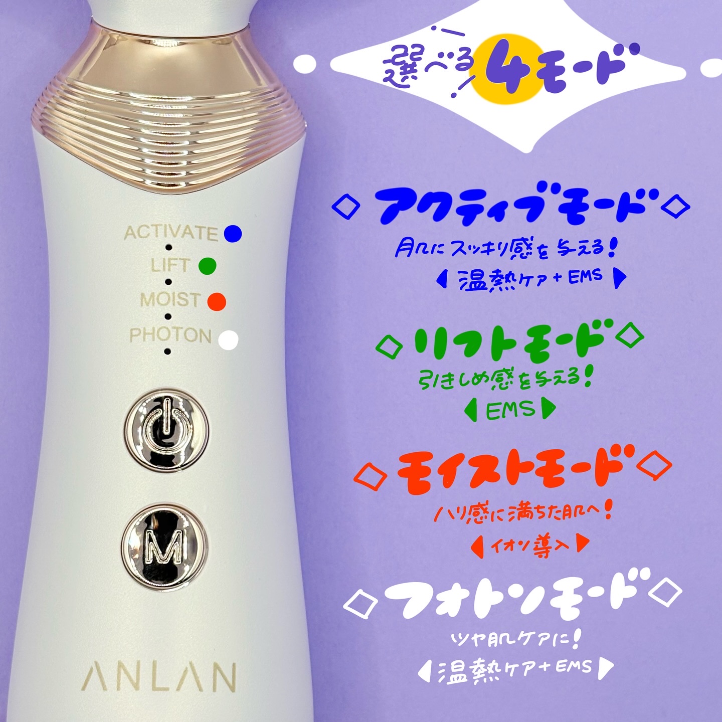 リフト美顔器/ANLAN/美顔器・マッサージを使ったクチコミ（2枚目）