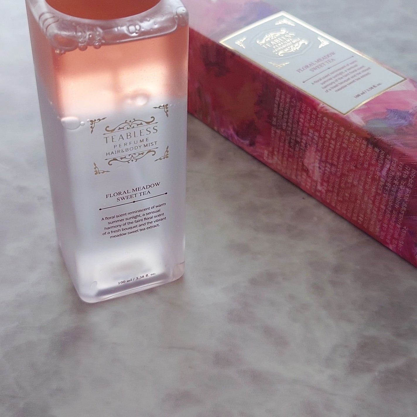 パヒュームヘア&ボディミスト フローラルメドウスウィートティー/TEABLESS/ヘアミストを使ったクチコミ(4枚目)