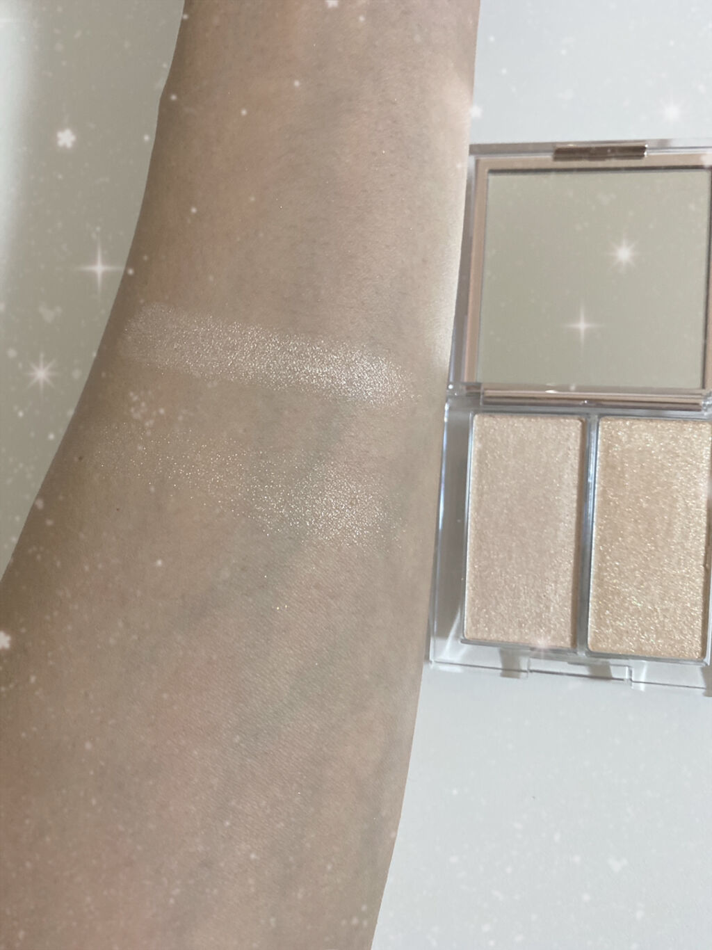 プリズムハイライターデュオ/CLIO/パウダーハイライトを使ったクチコミ（3枚目）