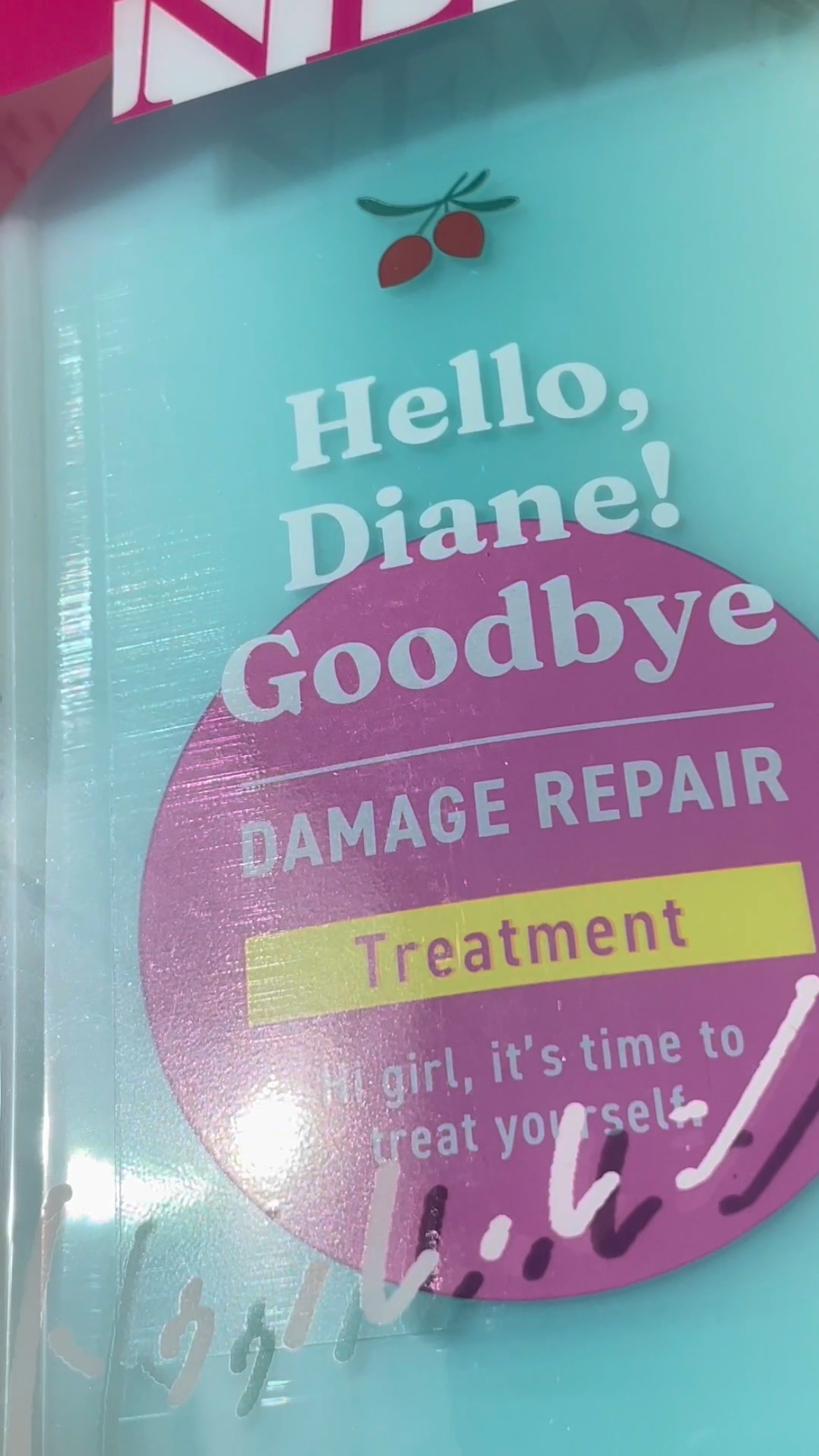 ハローダイアン グッバイ ダメージリペア シャンプー/トリートメント/ダイアン/市販シャンプーを使ったクチコミ（2枚目）