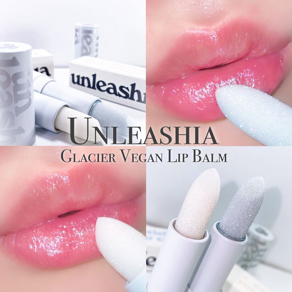 グレイシャーヴィーガンリップバーム/unleashia/リップバームを使ったクチコミ(1枚目)