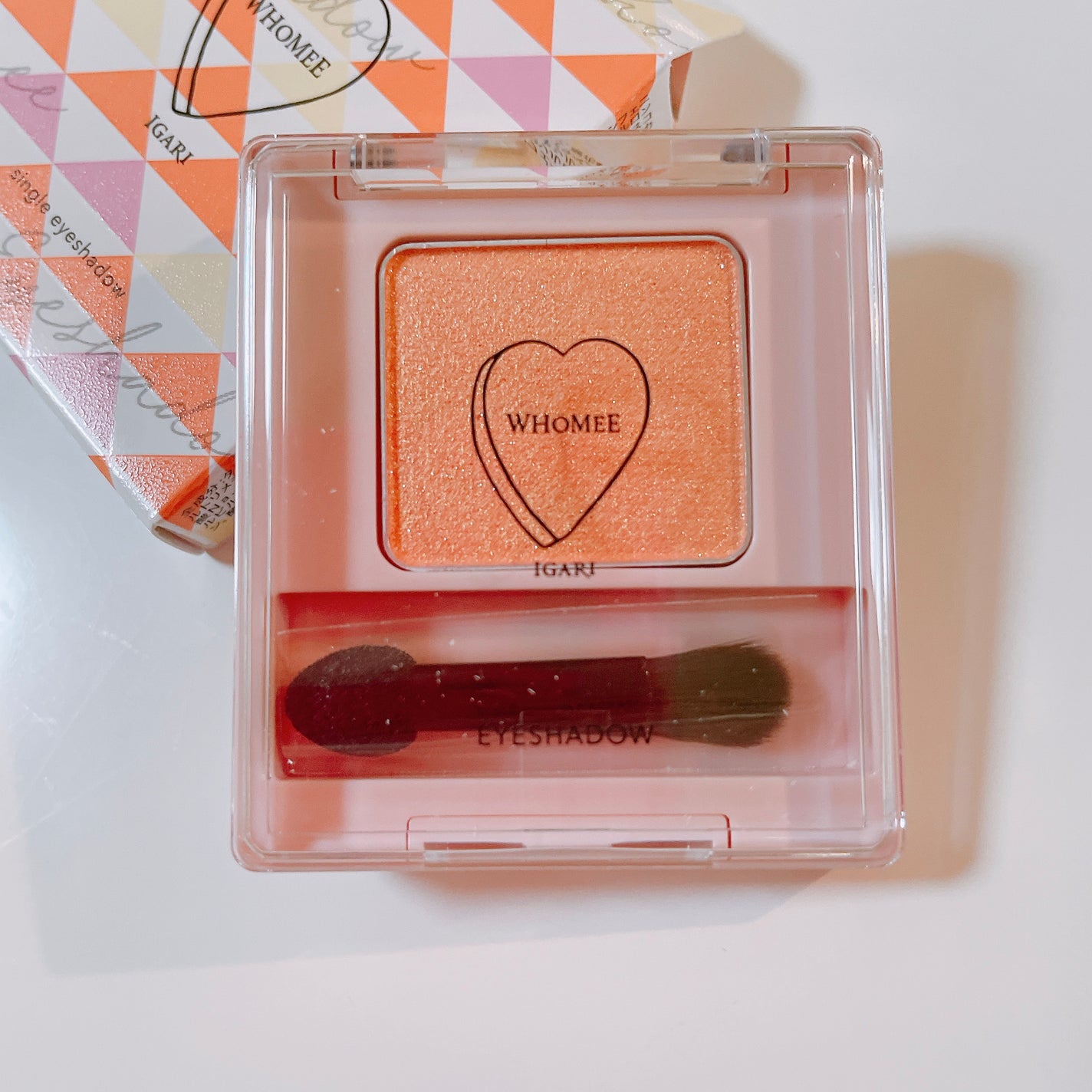 フーミー シングルアイシャドウ/WHOMEE/単色アイシャドウを使ったクチコミ(1枚目)