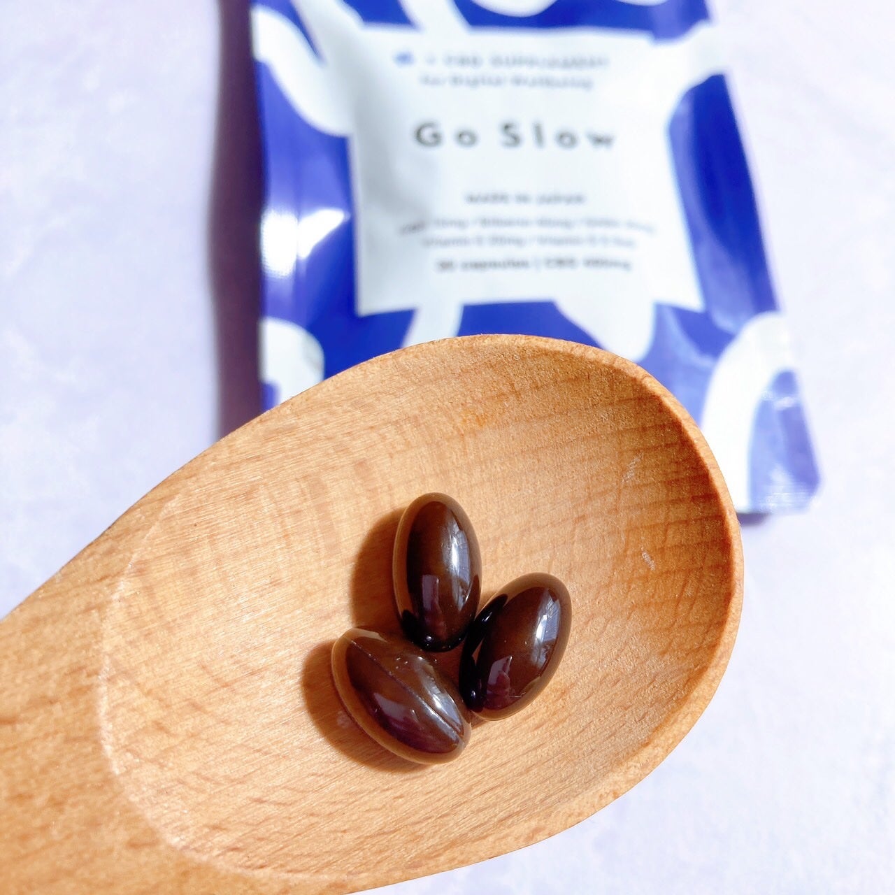 CBDサプリメント for デジタルウェルビーイング/Go Slow/健康サプリメントを使ったクチコミ(5枚目)