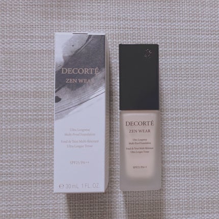 ゼン ウェア フルイド/DECORTÉ/リキッドファンデーションを使ったクチコミ(1枚目)