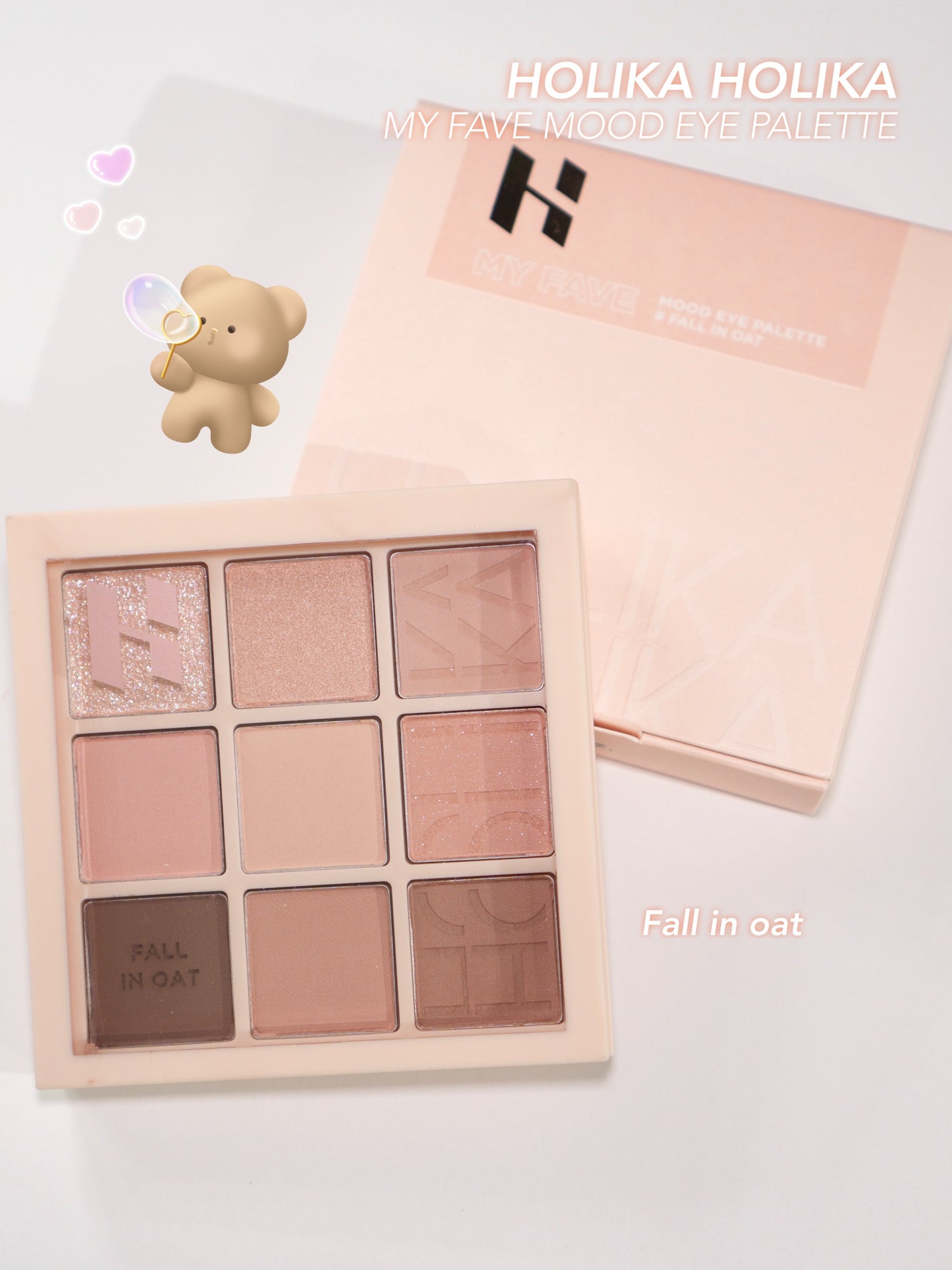 マイフェイブムードアイパレット 9カラー/HOLIKA HOLIKA/アイシャドウパレットを使ったクチコミ(2枚目)