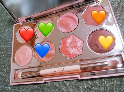プリズム エアー アイ パレット/CLIO/アイシャドウパレットを使ったクチコミ(2枚目)
