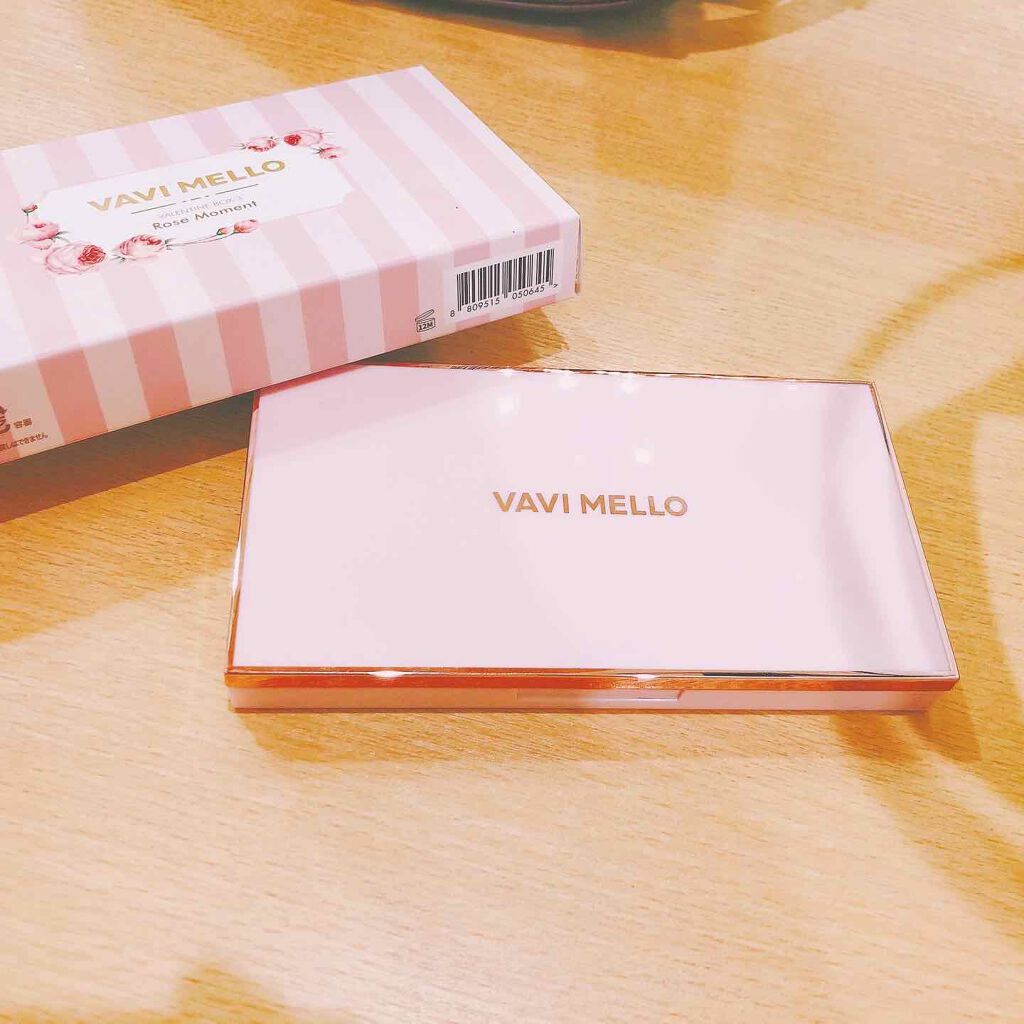 バレンタインボックス3ローズモーメント/VAVI MELLO/アイシャドウパレットを使ったクチコミ(1枚目)