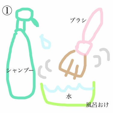 ユニコーンメイクブラシ/DAISO/メイクブラシを使ったクチコミ（2枚目）