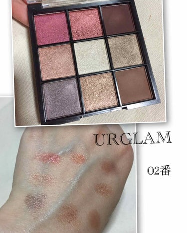 UR GLAM　BLOOMING EYE COLOR PALETTE/U R GLAM/パウダーアイシャドウを使ったクチコミ（1枚目）