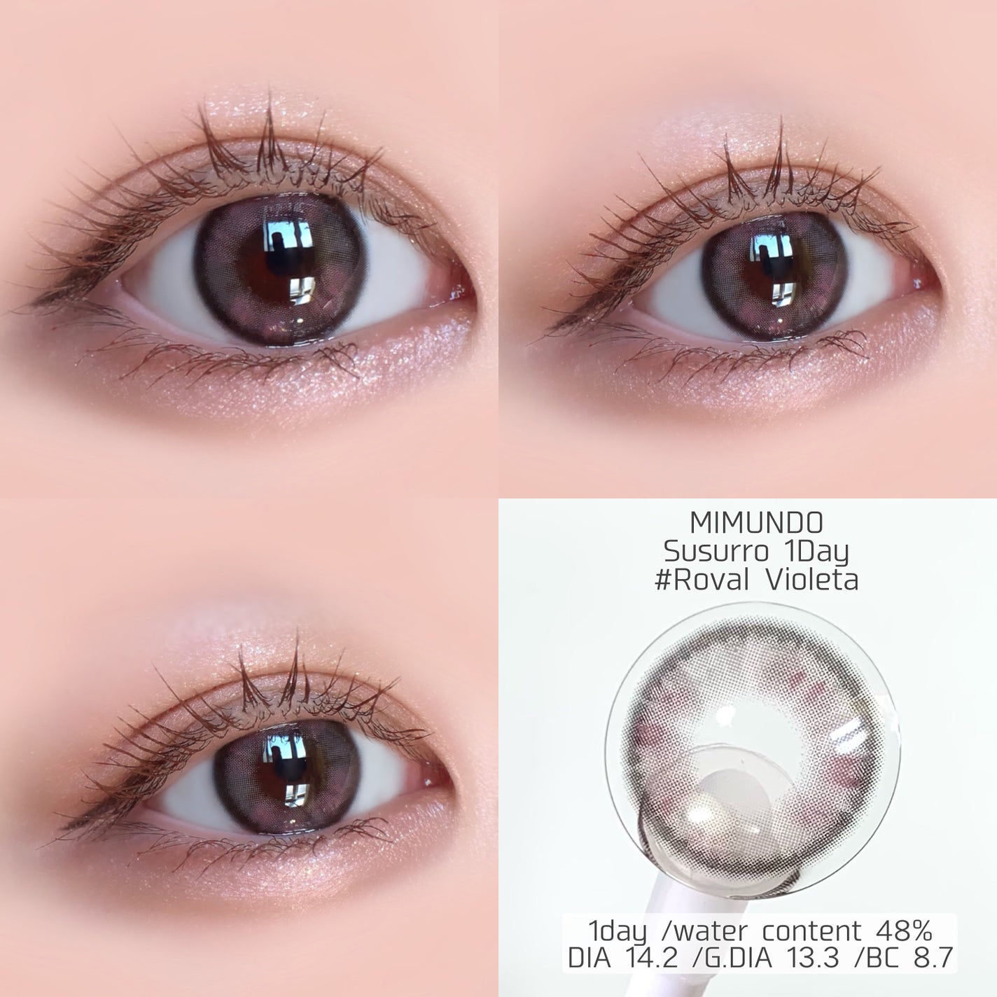 Lucir 1Day/mimundo/カラーコンタクトレンズを使ったクチコミ(5枚目)