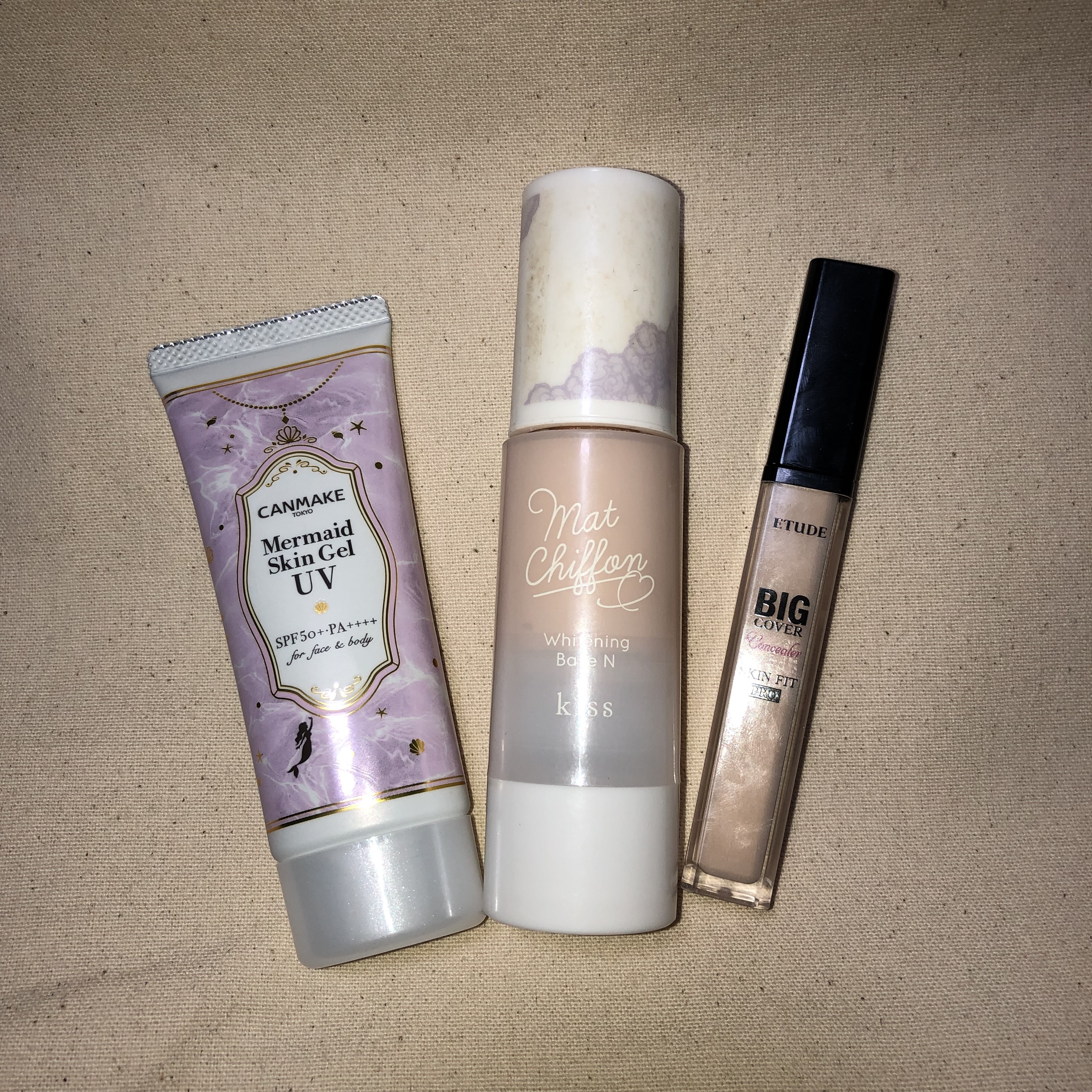 マーメイドスキンジェルUV/キャンメイク/日焼け止めジェルを使ったクチコミ（1枚目）