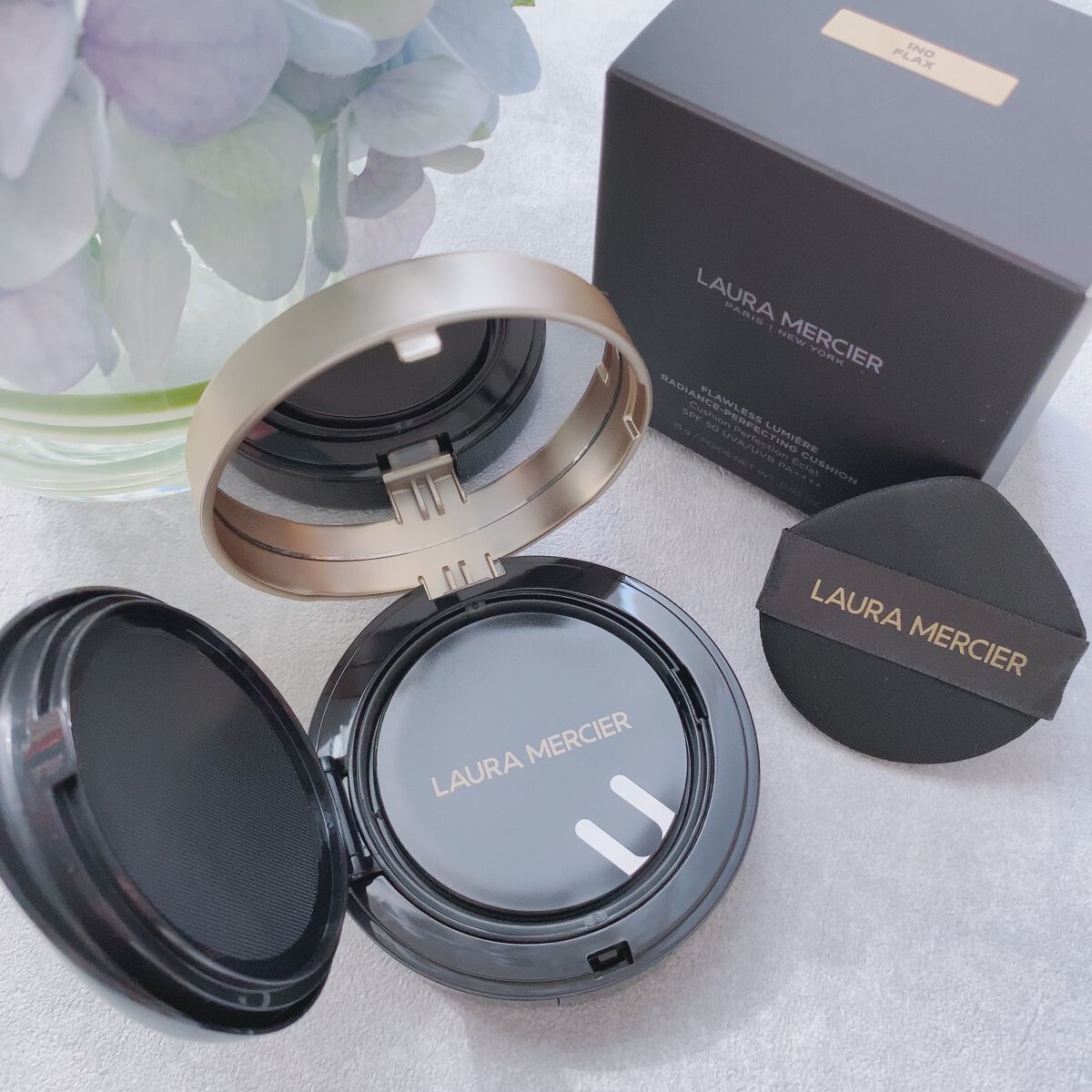フローレス ルミエール ラディアンス パーフェクティング クッション/ローラ メルシエ/クッションファンデーションを使ったクチコミ(3枚目)