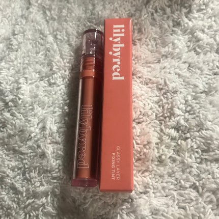 Glassy Layer Fixing Tint/lilybyred/口紅を使ったクチコミ(2枚目)
