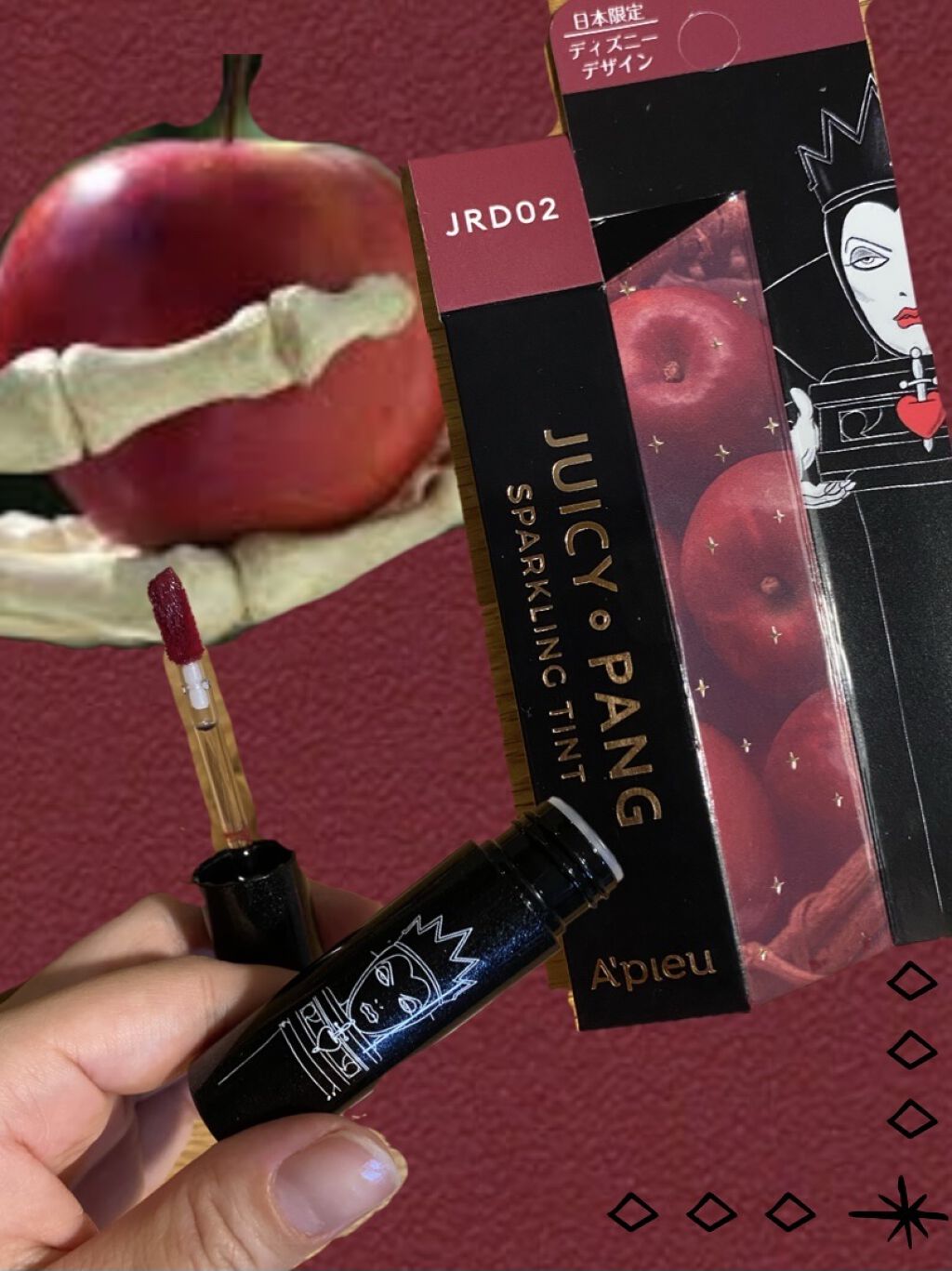 アピュー ジューシーパン スパークリングティント/A’pieu/口紅を使ったクチコミ（3枚目）