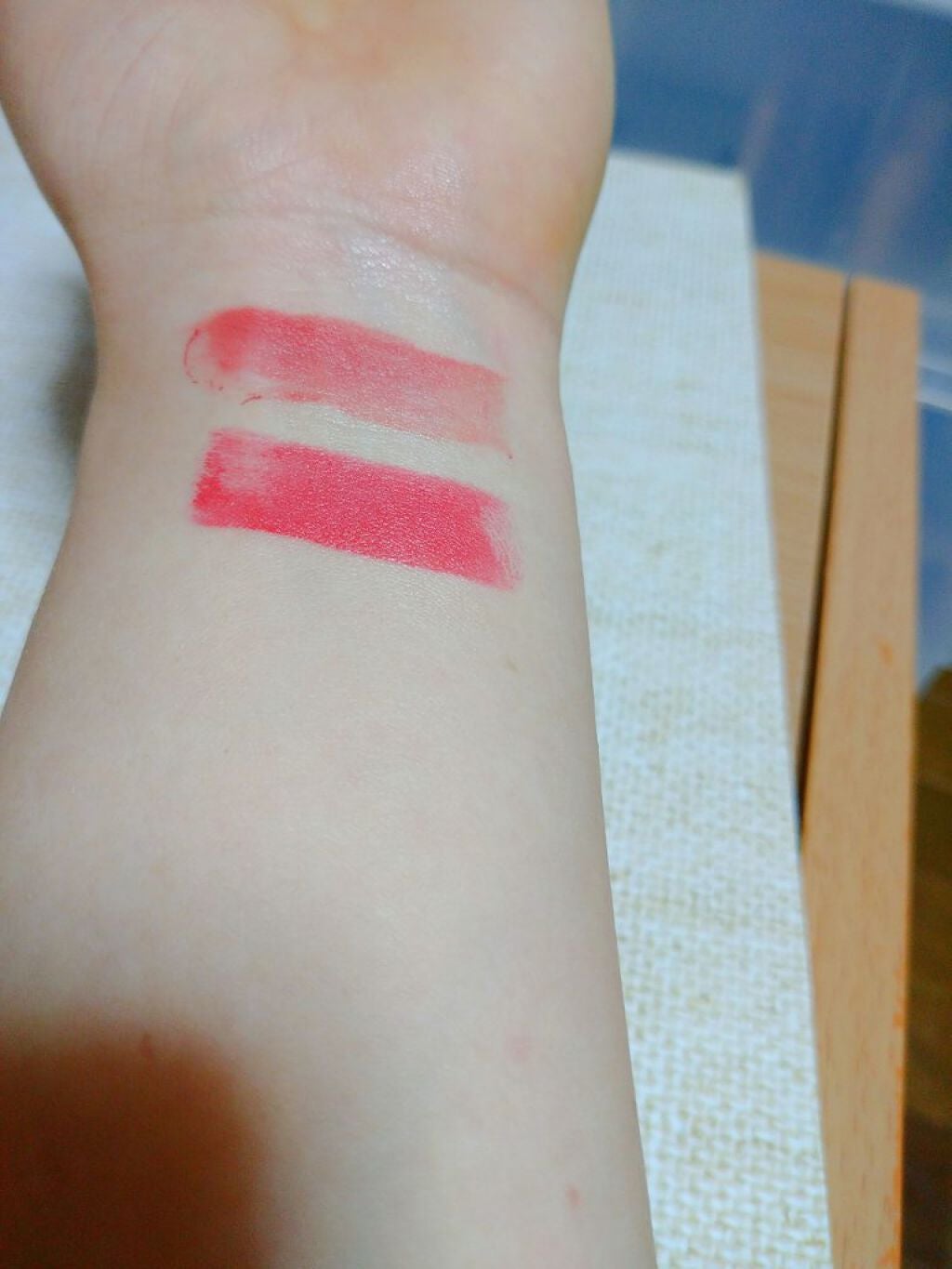 スマッジセミマットリップスティック/NAMING./口紅を使ったクチコミ(2枚目)