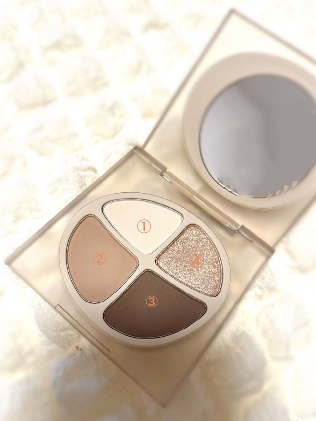 NEW NUDE スキンカラーパレット F10 ミルク杏/Joocyee/アイシャドウパレットを使ったクチコミ（1枚目）