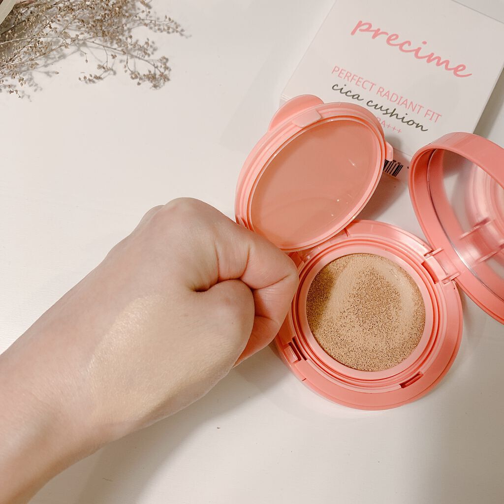 PERFECT RADIANT FIT CICAクッションファンデ/PRECIME/クッションファンデーションを使ったクチコミ(4枚目)
