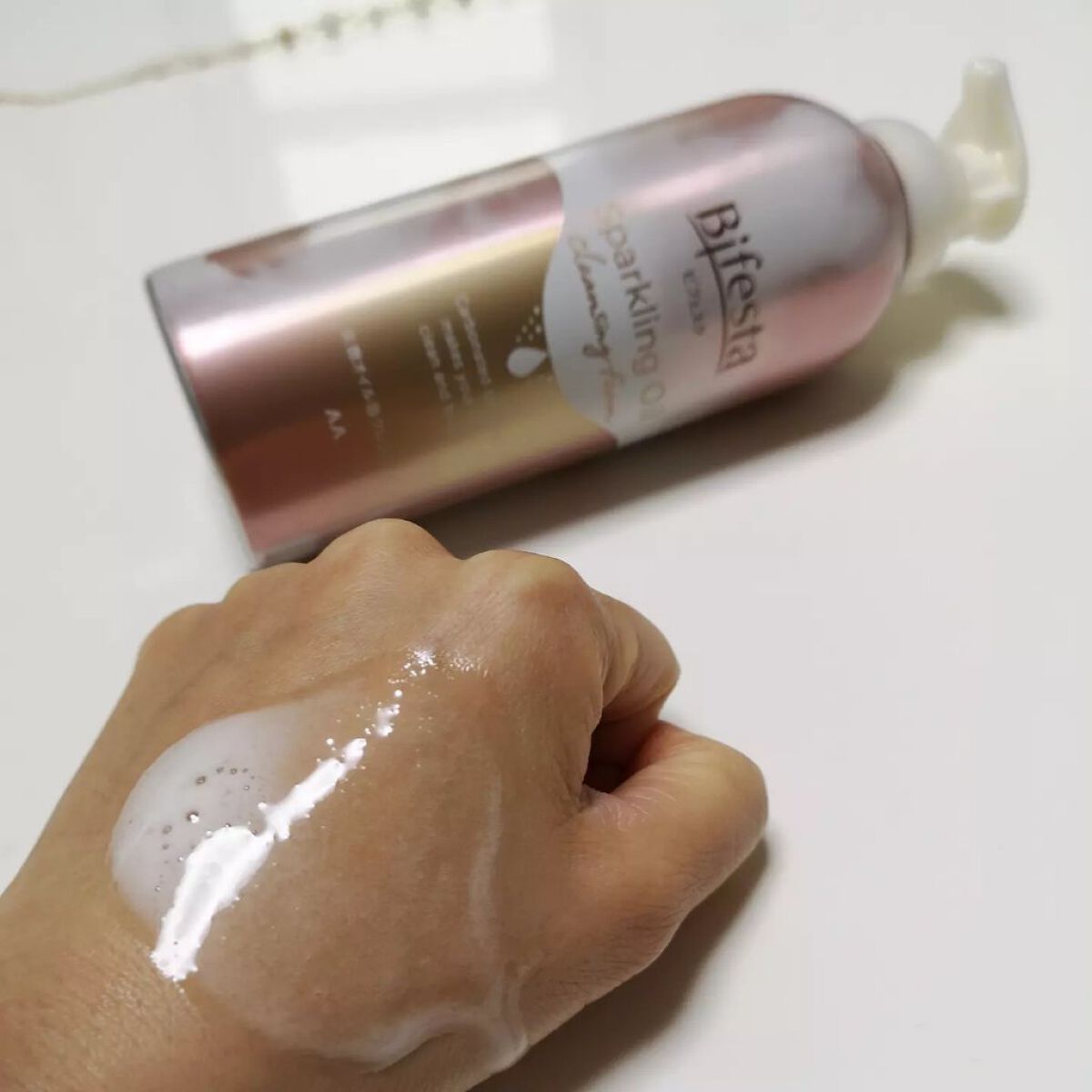 シュワとろオイル泡クレンジング/ビフェスタ/オイルクレンジングを使ったクチコミ(5枚目)