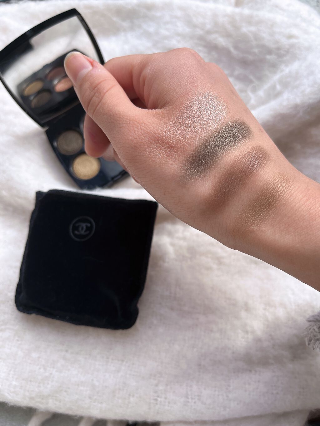レ キャトル オンブル/CHANEL/アイシャドウパレットを使ったクチコミ(8枚目)
