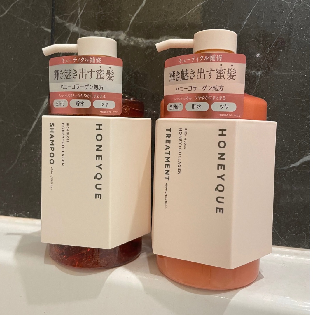 リッチグロス シャンプー シャイニー／ヘアトリートメント シャイニー/ハニーク/市販シャンプーを使ったクチコミ（2枚目）