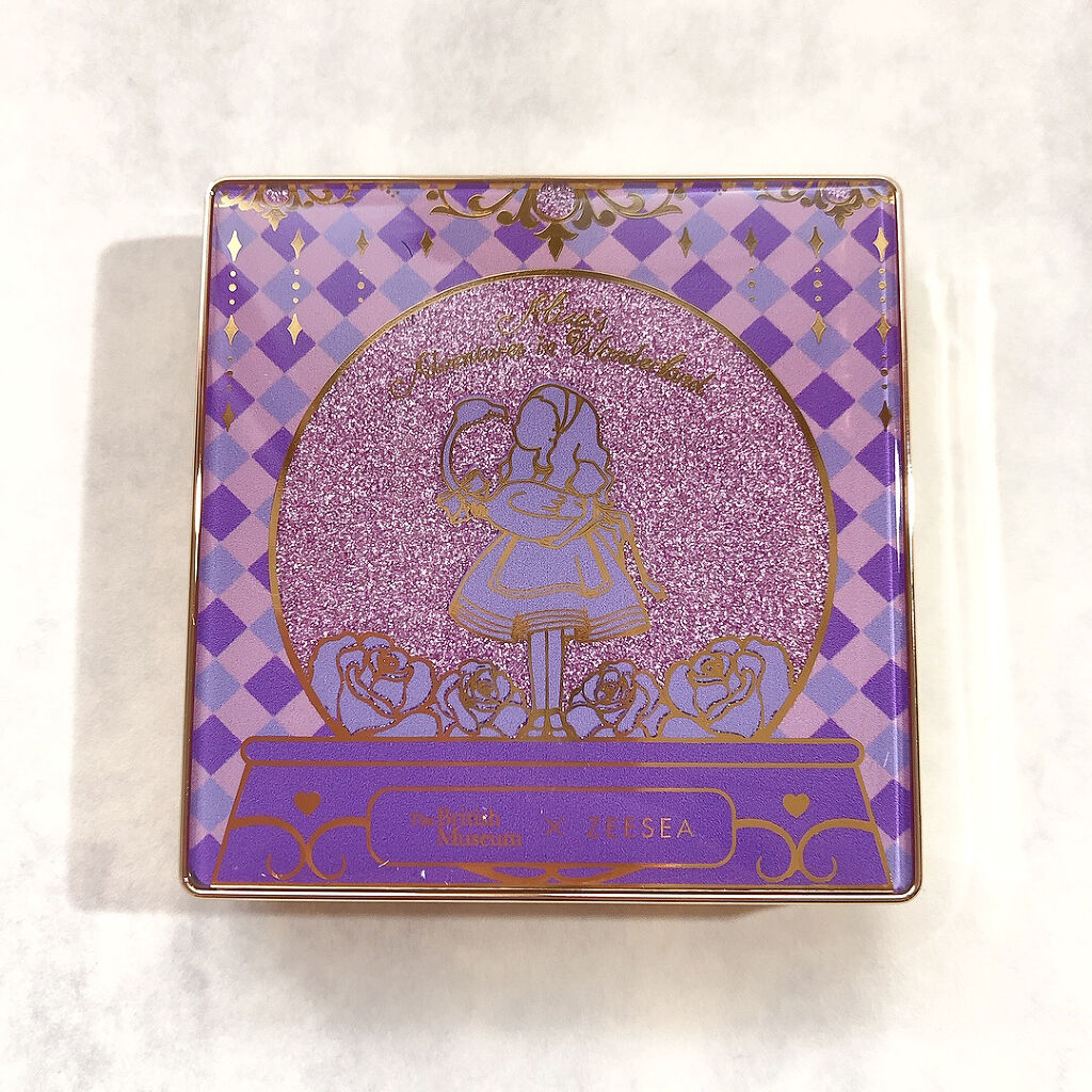 ドリームランドアイシャドウ ( 4シェード ) #03 パープル/ZEESEA/アイシャドウパレットを使ったクチコミ（3枚目）