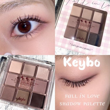 KEYBO FALL IN LOVE SHADOW PALETTE/keybo/アイシャドウパレットを使ったクチコミ（1枚目）