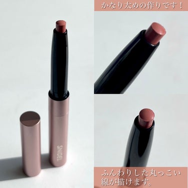 SNIDEL BEAUTY ピュア リップ シェイパーのクチコミ「【リップライナーでつくる美唇💄SNIDEL BEAUTY ピュアリップシェイパー EX02 O.....」（3枚目）