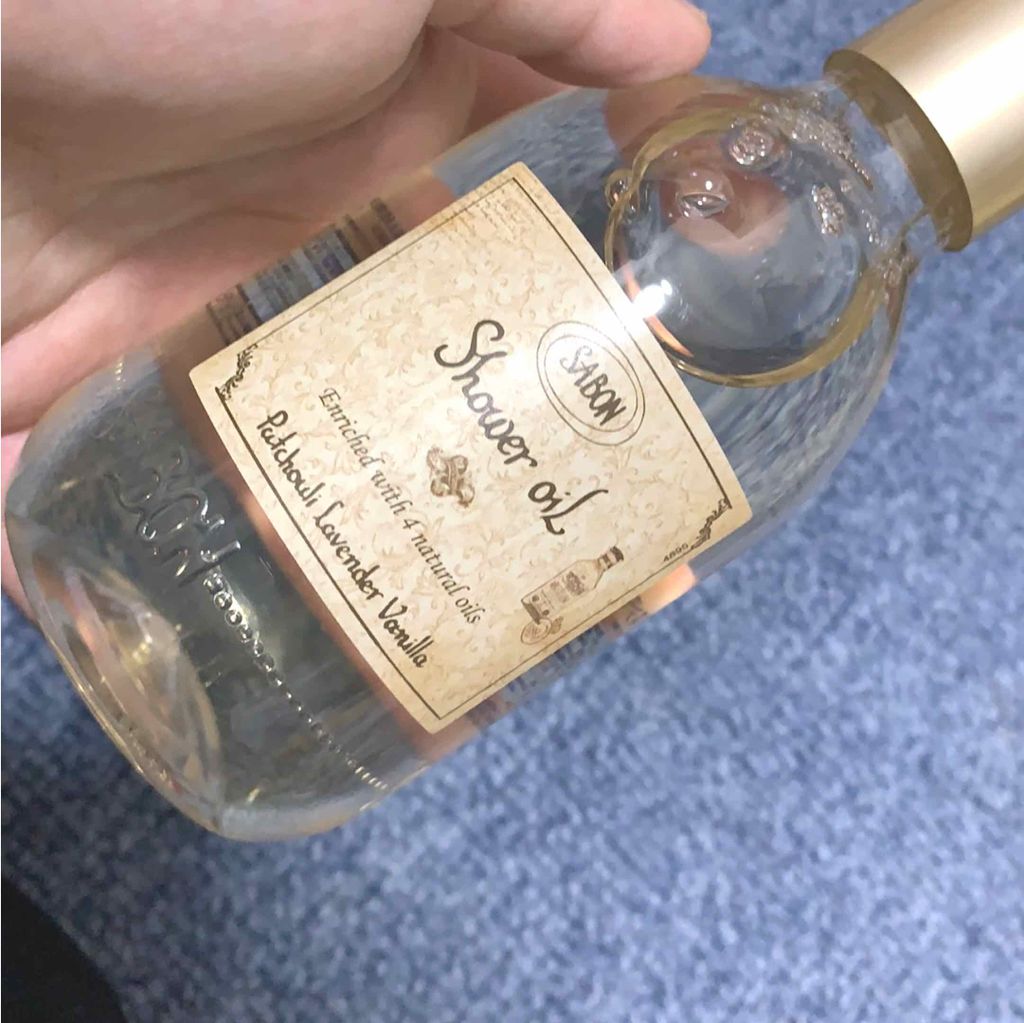 シャワーオイル パチュリ・ラベンダー・バニラ/SABON/ボディソープを使ったクチコミ(1枚目)